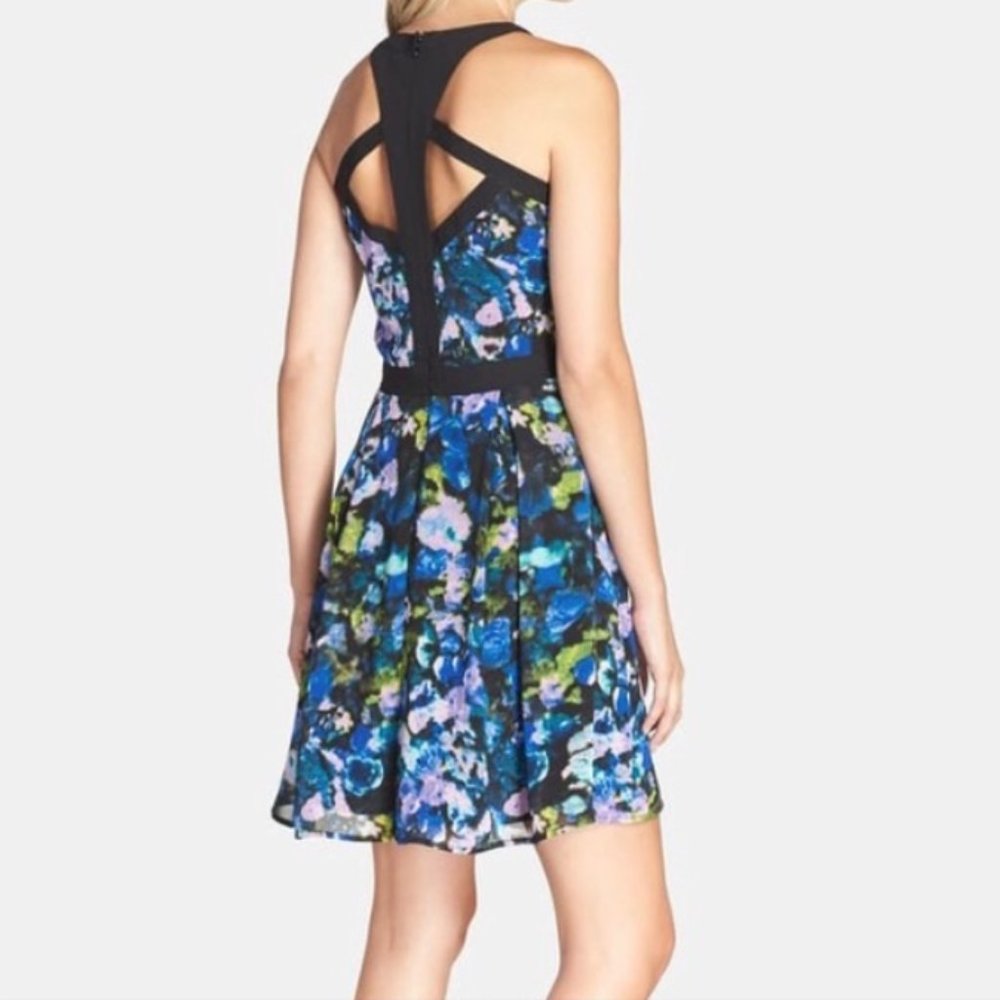 Adelyn Rae Floral Fit & Flare Dress - Picture 2 of 7